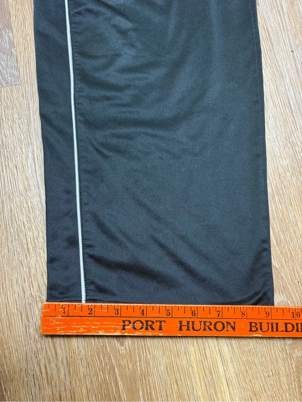 Russell Athletic Black Joggers with White Piping